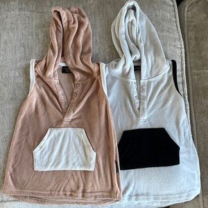 Little Bipsy terry cloth dresses SET